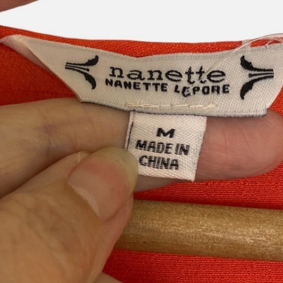 NWT Boho Ruffle Flutter Sleeve Peplum Top Lace Crochet Bib Tie Neck Gauzy Top - Picture 6 of 6